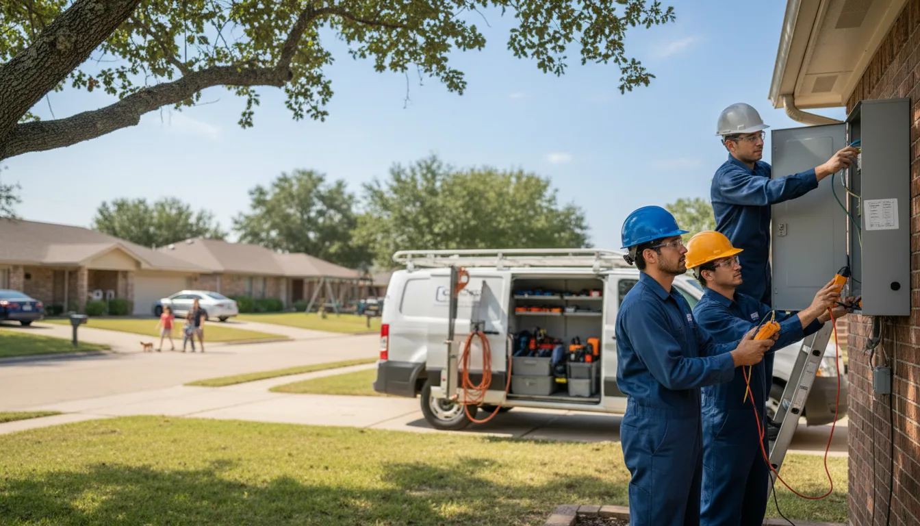 Certified electrician providing emergency electrical services in Sutherland, VA